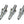 Load image into Gallery viewer, SpeedFactory Racing Honda / Acura Titanium F20C/F22C Exhaust Manifold Stud Kits