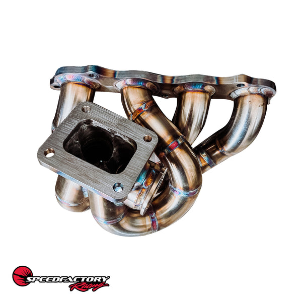 SpeedFactory Racing K-Series (Swap) EG / EK / DC Top Mount Turbo Manifold, Small / Medium Sized Turbos