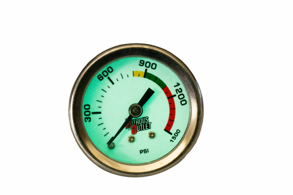 Luminescent N2O Pressure Gauge with -4AN Manifold